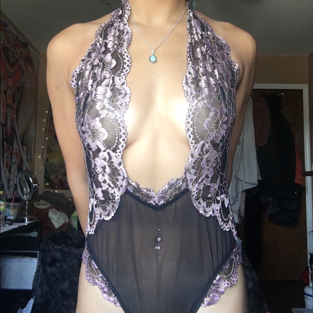 Sexy lace bodysuit